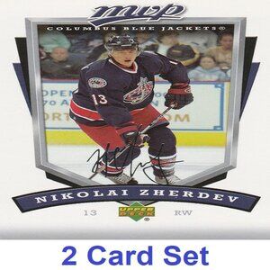 Nikolai Zherdev Hockey Card Collection